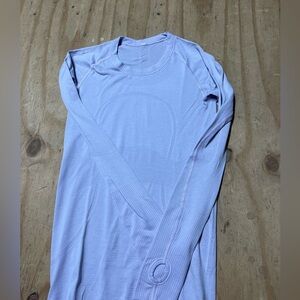 LULULEMON long sleeve light purple dry fit!!!